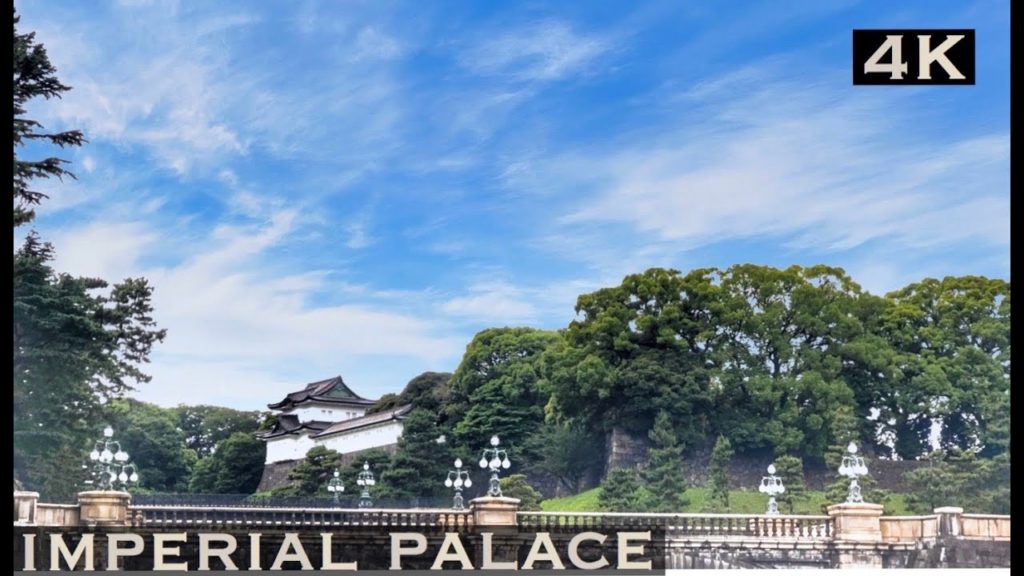 Tokyo Walking beautiful in Imperial Palace 4K+MAP【Japan Travel Guide】