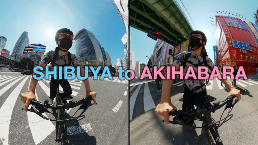 Ride in Tokyo : Shibuya - Akihabara : Route from Fashion Center to Otaku Center