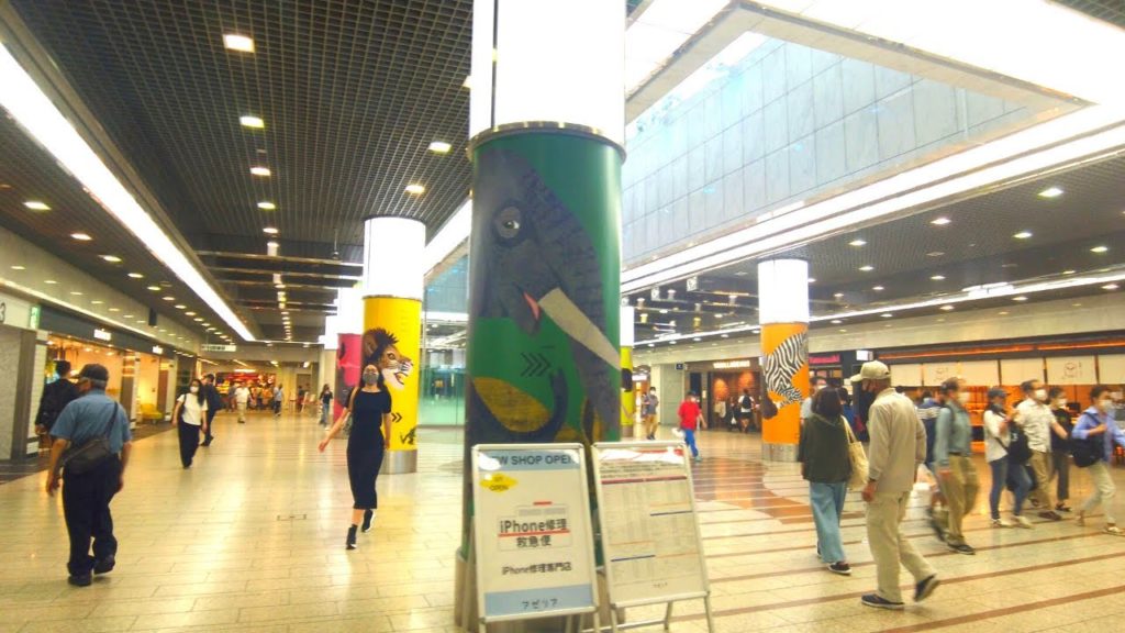 【4K】-川崎駅アゼリアを散歩 Walk around Kawasaki Azalea【May 2020】