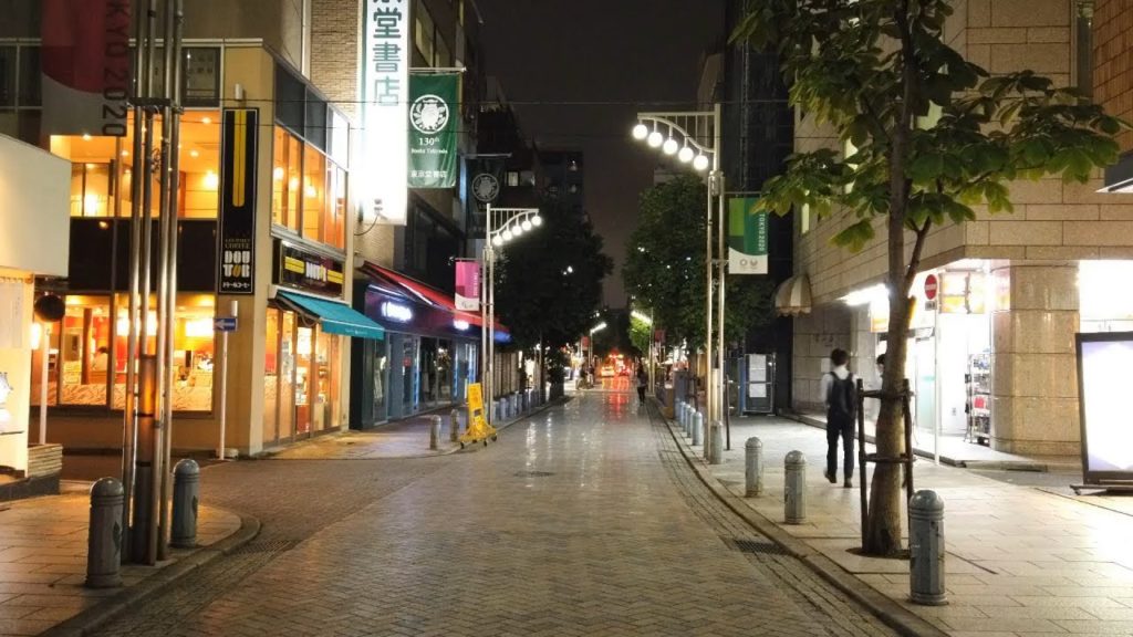 Walking Tokyo Night ✨ High Quality 3D Audio🎧　Jimbocho　神保町　Japan