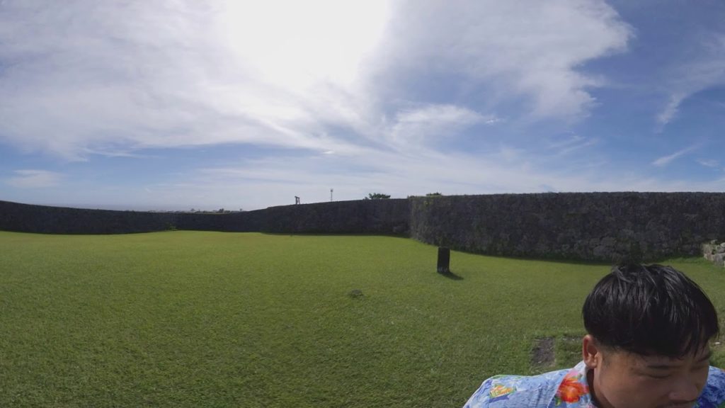 OKINAWA  Zakimi castle site Omnidirectional camera insta360　沖縄　360°view