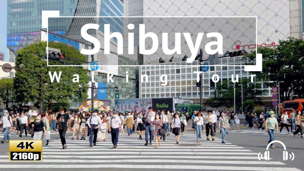 [4K/Binaural Audio] Shibuya Walking Tour - Tokyo Japan