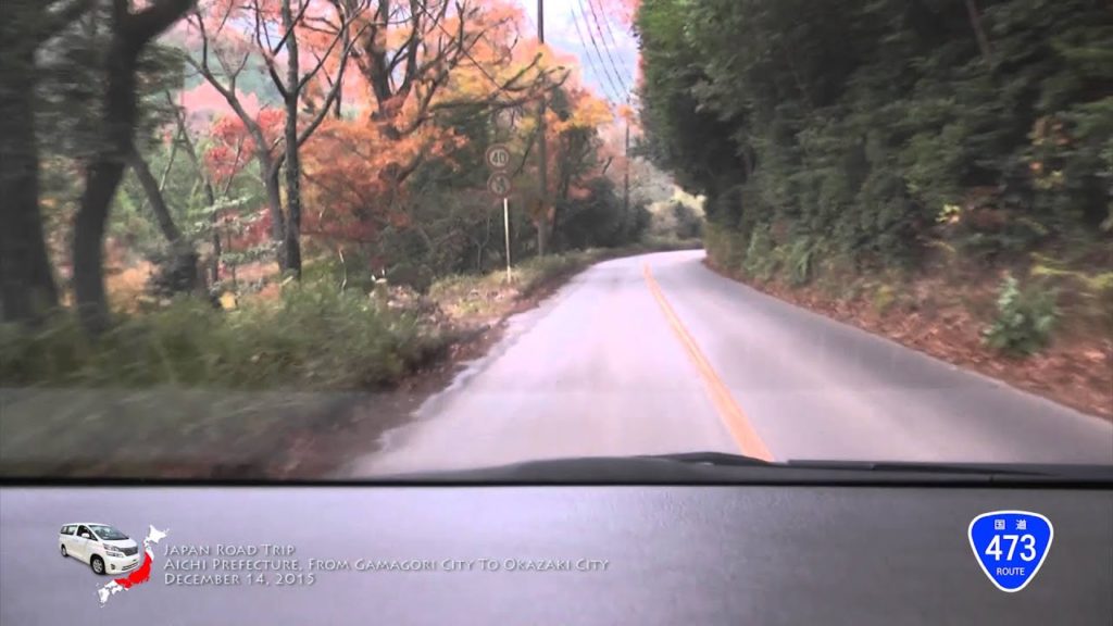 Driving | JAPAN | Aichi Prefecture | Gamagori City | Okazaki City | Motojuku Town