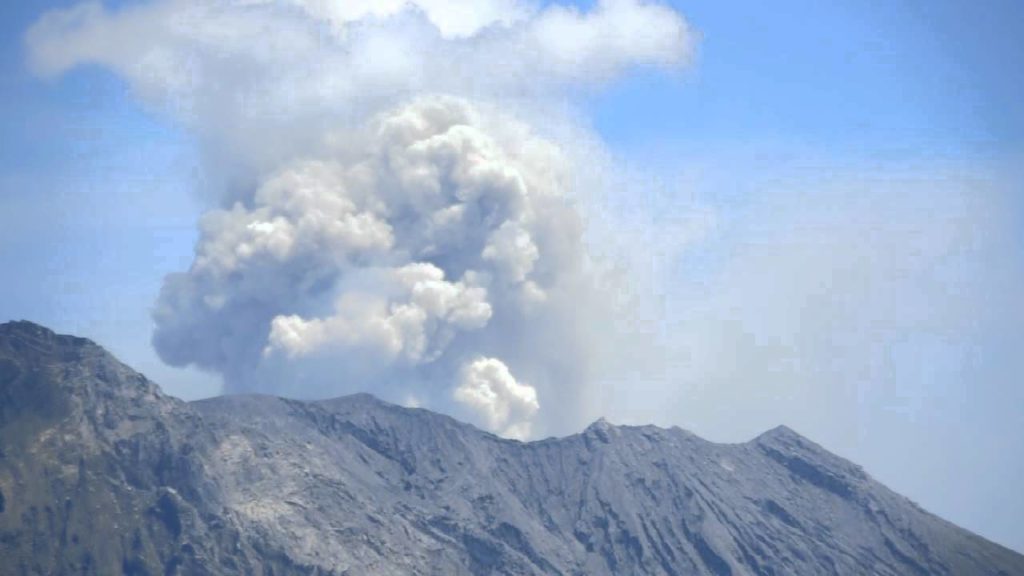 Kagoshima Volcano Eruption