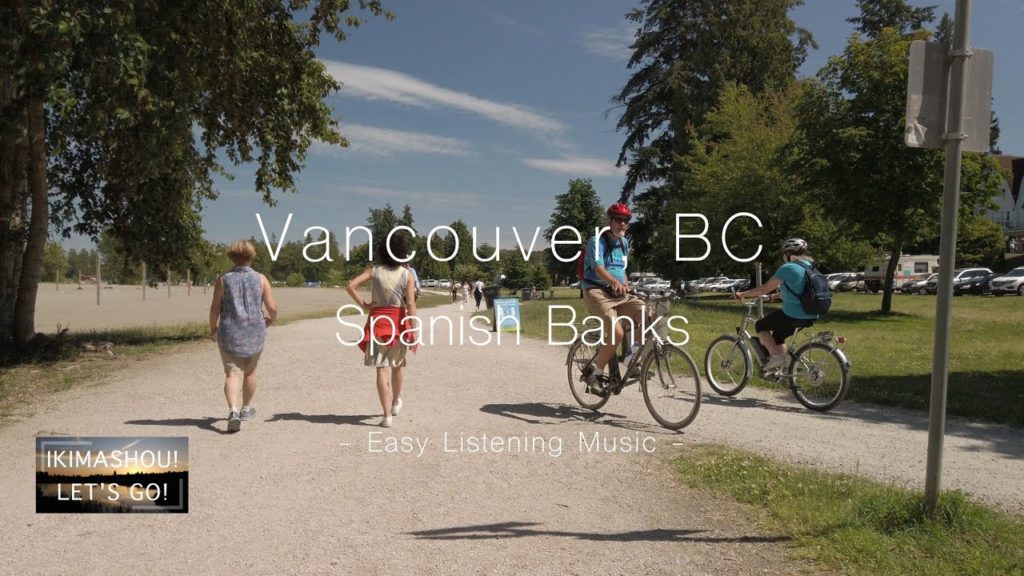 🎵 Canada | Vancouver | Spanish Banks afternoon walk | 4K Osmo Pocket