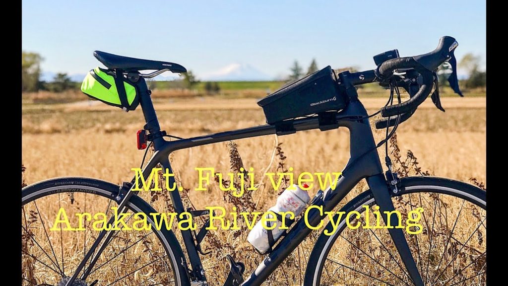 Mt. Fuji views Arakawa River Cycling, Enomoto Farm visit on Trek Emonda SL5