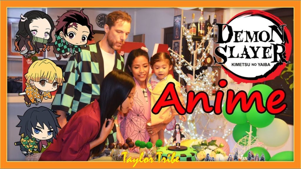 Japanese Anime Birthday Party / Demon Slayer: Kimetsu No Yaiba Theme