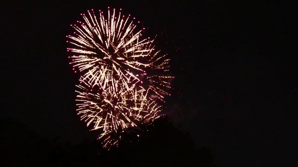 Hanabi at Osaka's Tenjin Matsuri, 2016