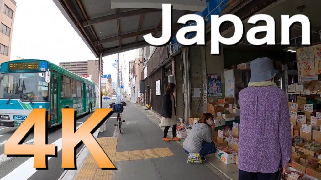 Neighborhood walk/Countryside area,slow tv style/virtual walking tour in Japan 4K POV/May 2020
