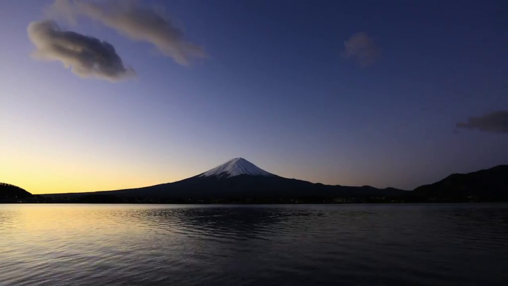 Japan 1 Minute Travel Mt.Fuji Lake Kawaguchi-ko