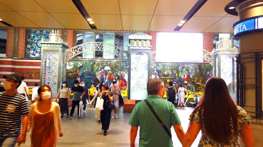 【4K】-横浜駅構内を散歩 Walk around Yokohama Station【June 2020】