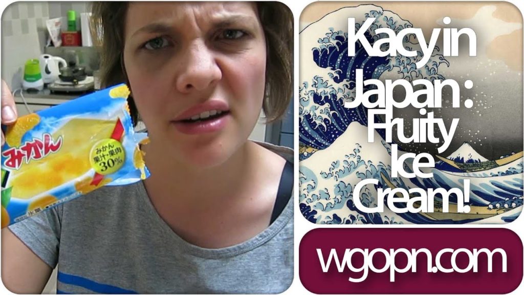 Japanese Fruity Icecream - Kacy in Japan : wgopn 079
