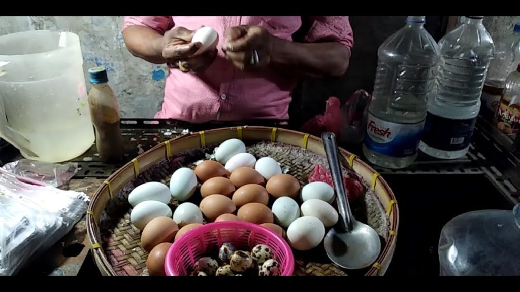hard boiled egg Japanese street food  roadside boiled egg recipe