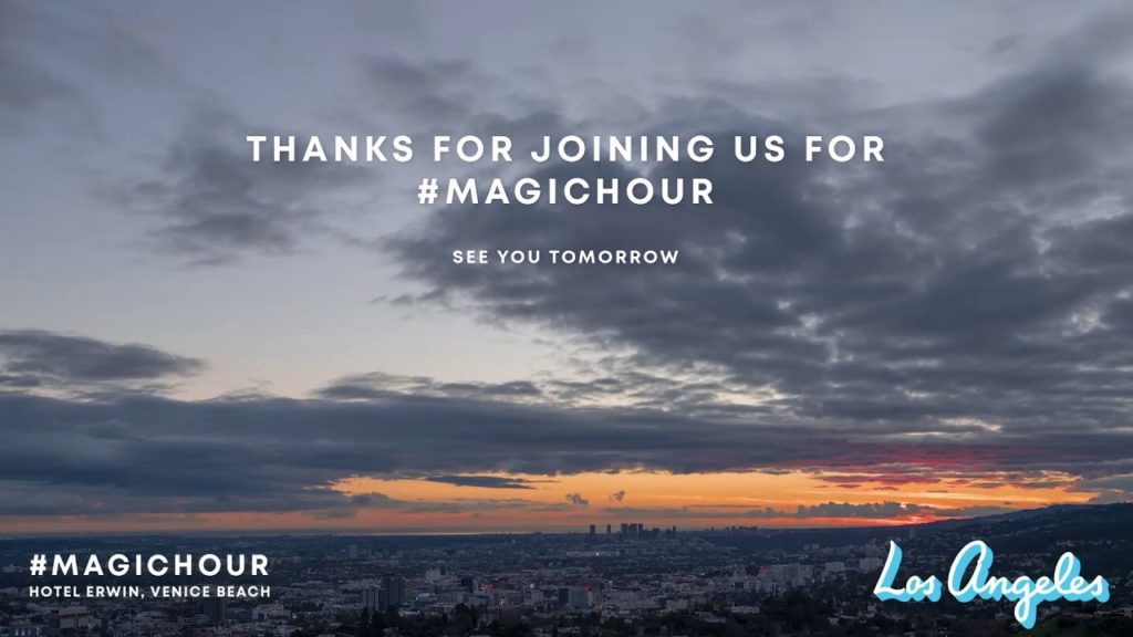 It's Always #MagicHour in Los Angeles. Everyone is Welcome.
