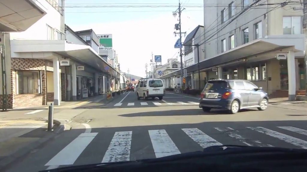 DOWNTOWN OMACHI CITY , NAGANO PREF. , JAPAN (MAR.16,2016)