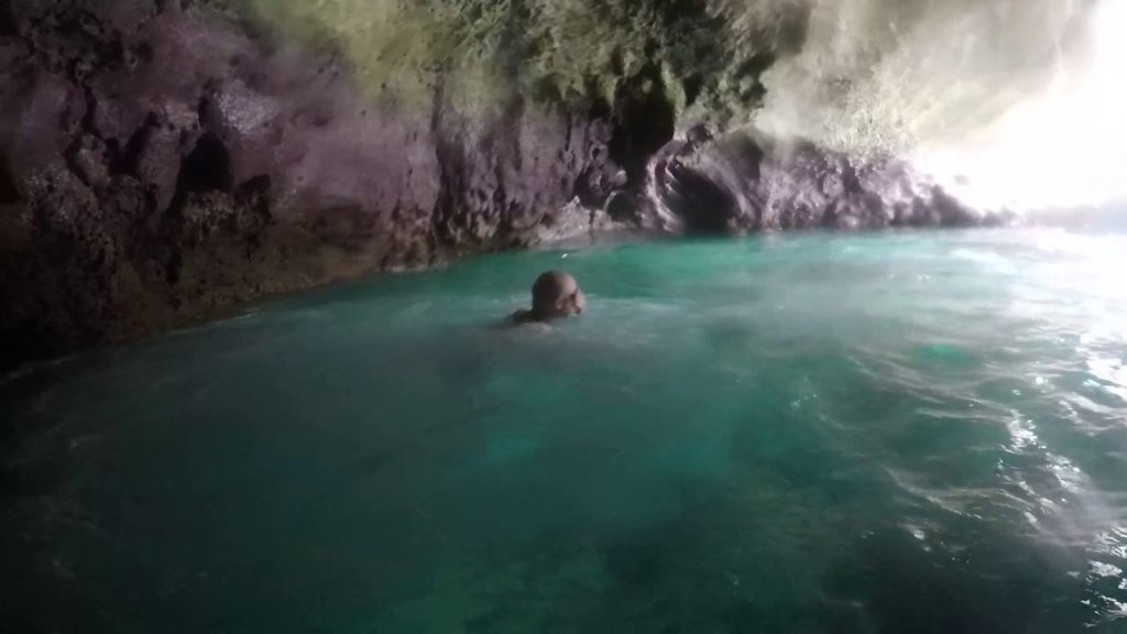 SNORKELING IN UNDERWATER CAVES! Okinawa, Japan!