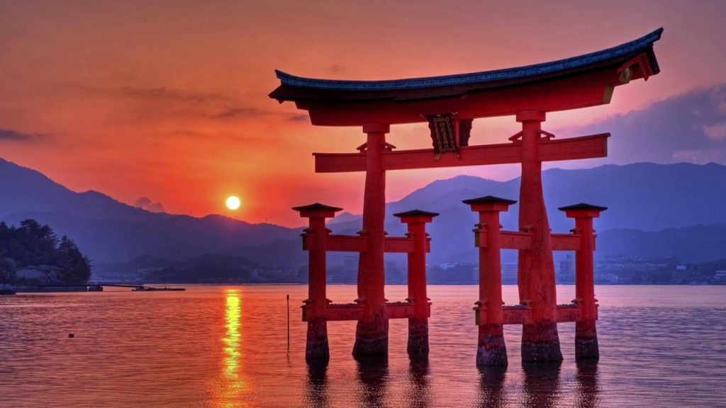 Miyajima Island, Hiroshima, Japan.