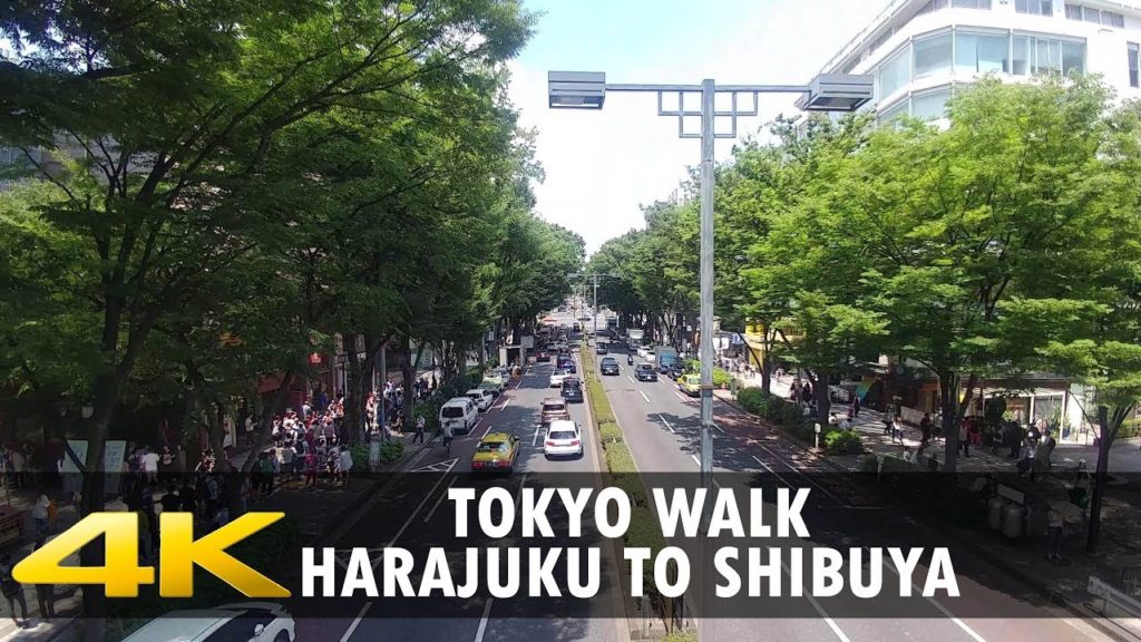 Walking in Tokyo. From Harajuku to Shibuya, via Cat Street - 原宿・渋谷 - 4K