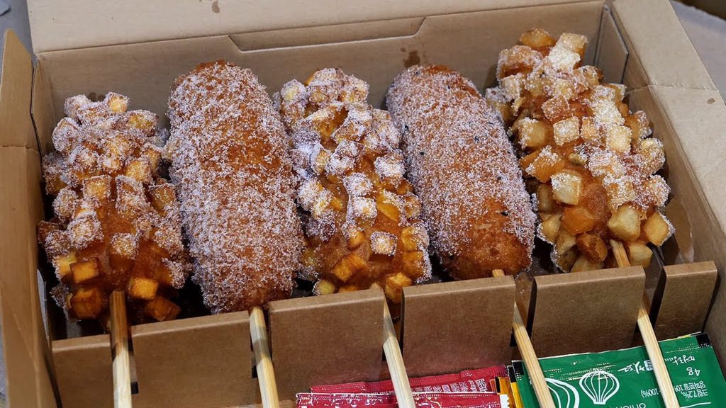 명랑핫도그 치즈폭탄 세트 / korean cheese hot dog series / korean street food