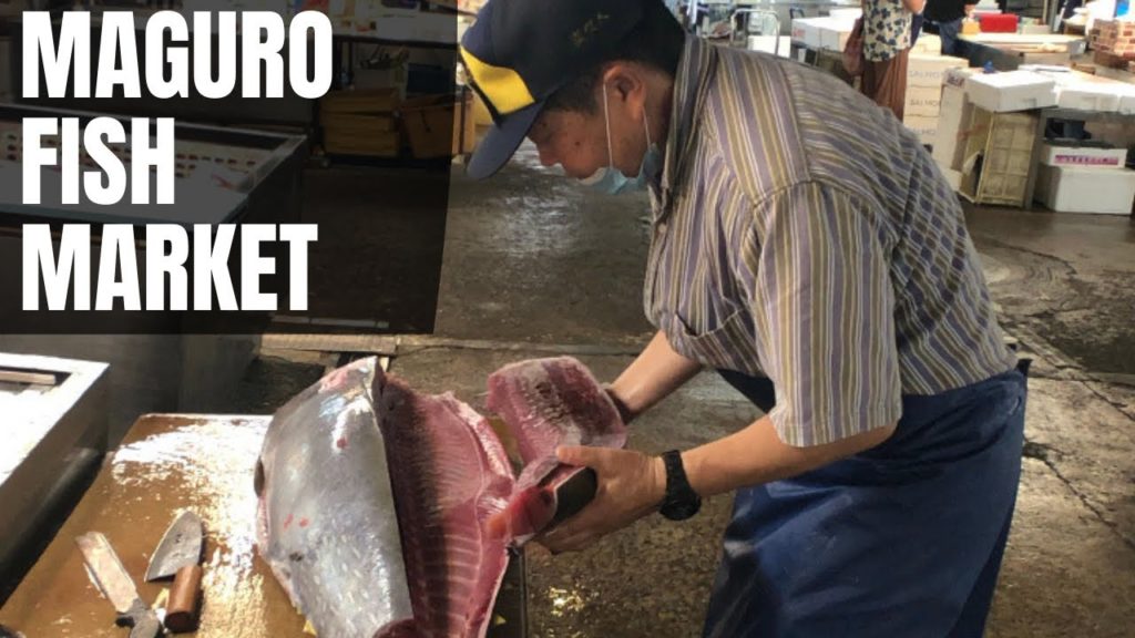MANGIO AL MERCATO DEL PESCE IN GIAPPONE | HOW TO CUT MAGURO MANGIO AL MERCATO DEL PESCE IN GIAPPONE | HOW TO CUT MAGURO