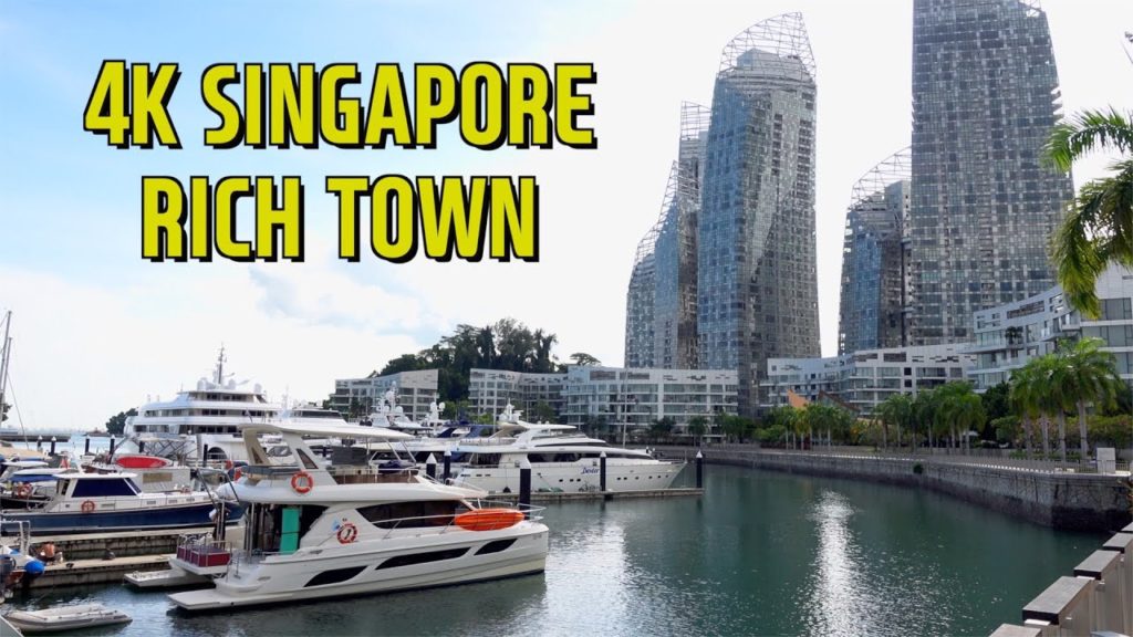 4K Walk Singapore Rich District Tour
