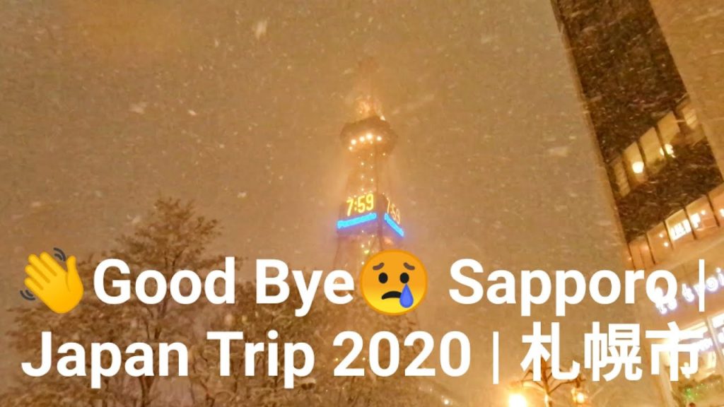 My LAST Day and Goodbye ❄️Sapporo❄️ | 札幌市 | Japan Trip 2020