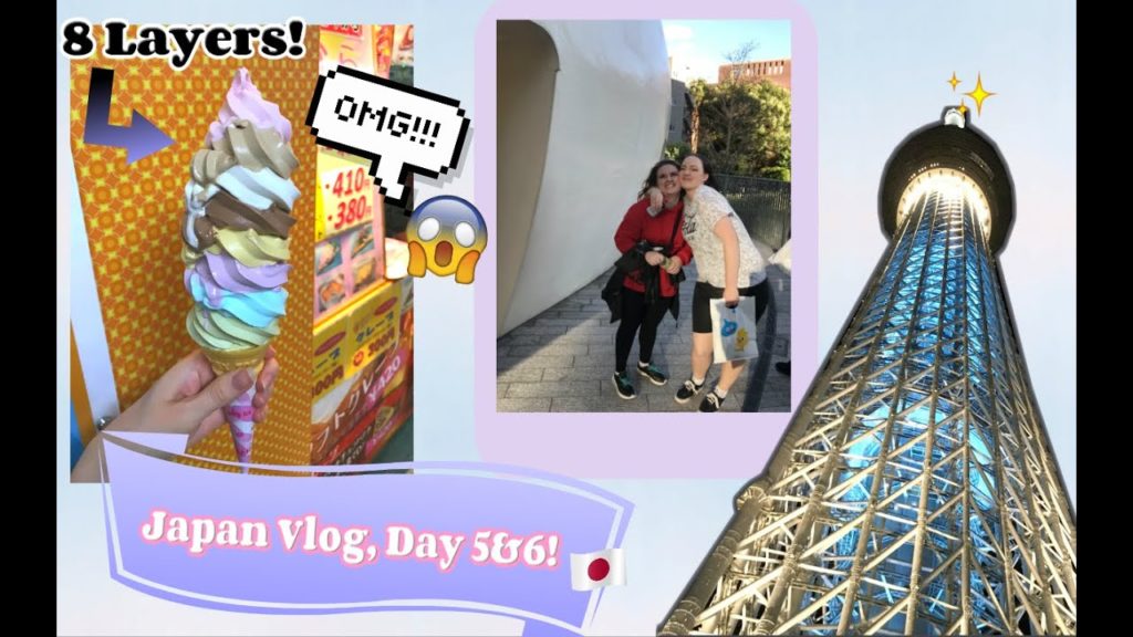Japan Vlog, Day 5 and 6: Fun in Shinjuku, Biggest Ice Cream Ever & Visiting Sky Tree! - CherieBelle