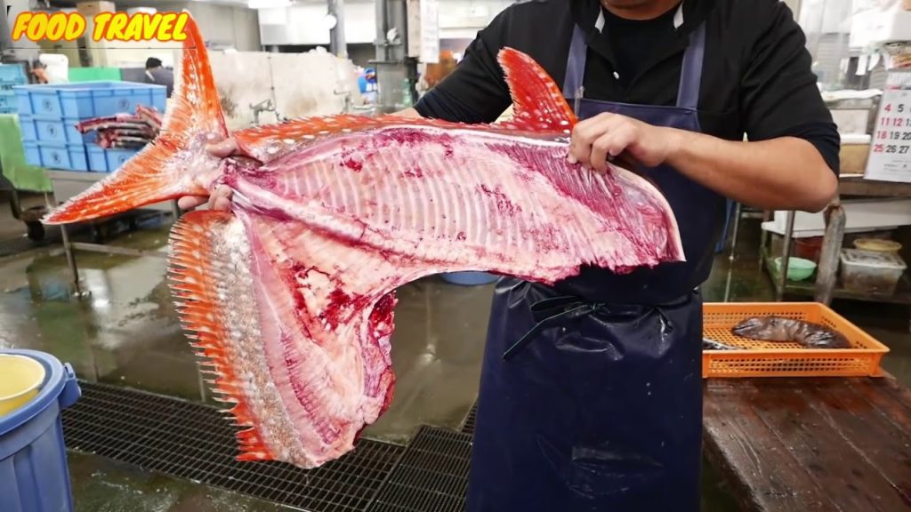 Cá khổng lồ khu chợ Nhật Bản, Okinawa Japan | Giant Fish Japanese Market | Food Travel
