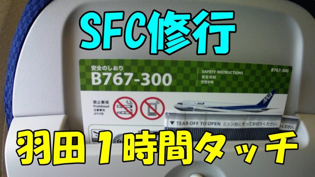 SFC修行　OKA-HND-OKA　その1