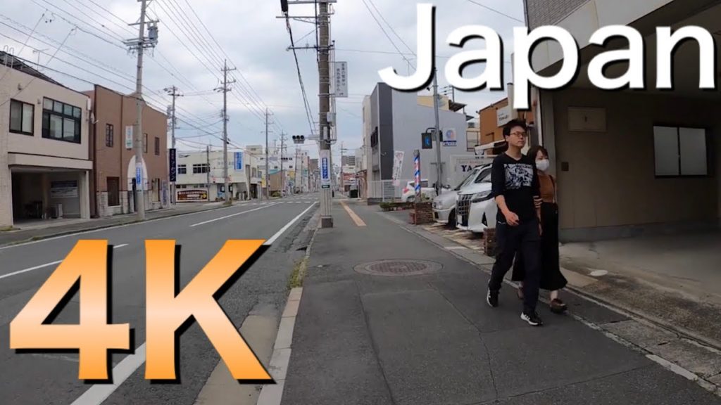 Virtual walk countryside/जापान में ब्लॉग चलना/slow tv,walking tour in Japan old town 4K POV/2020 May