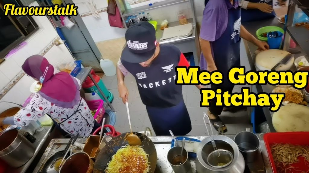 RM4 😋👍 Mee Goreng Pitchay Penang Street Food Malaysia Kompleks Medan Suri Sungai Nibong Bayan Lepas