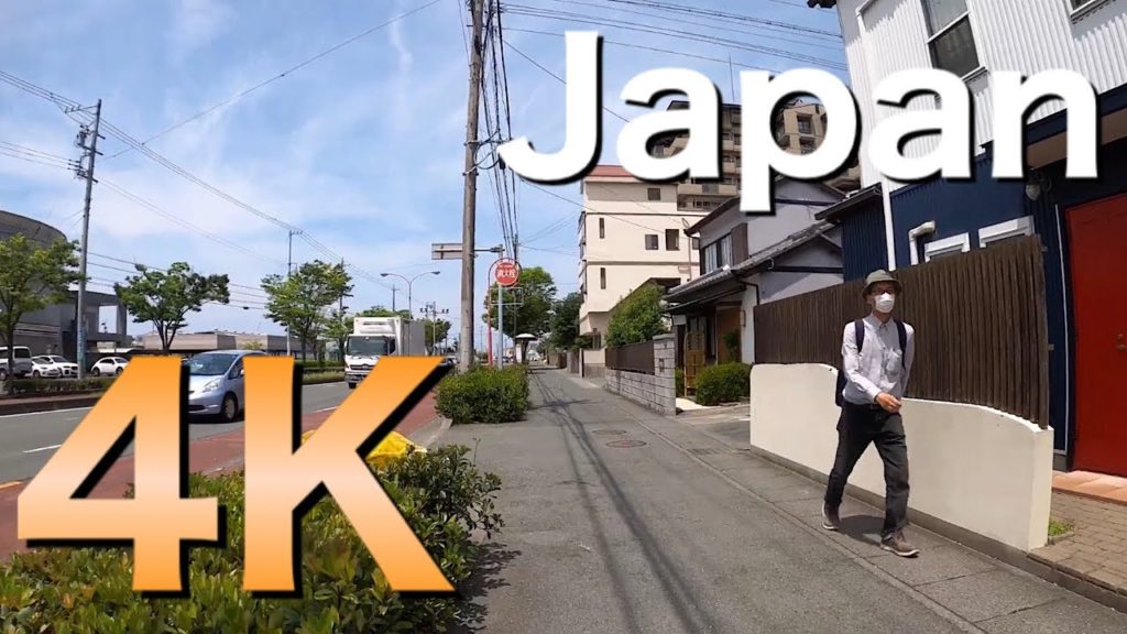 Japan Neighborhood tour/countryside area,slow tv style/virtual walking in old town 4K POV/2020 May