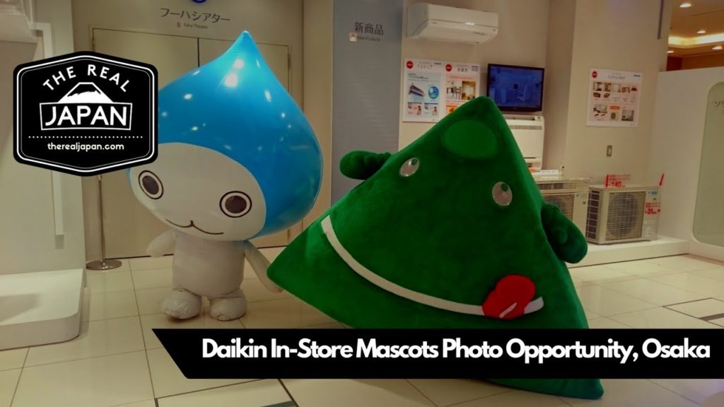Daikin In-Store Mascots Photo Opportunity, Osaka | The Real Japan