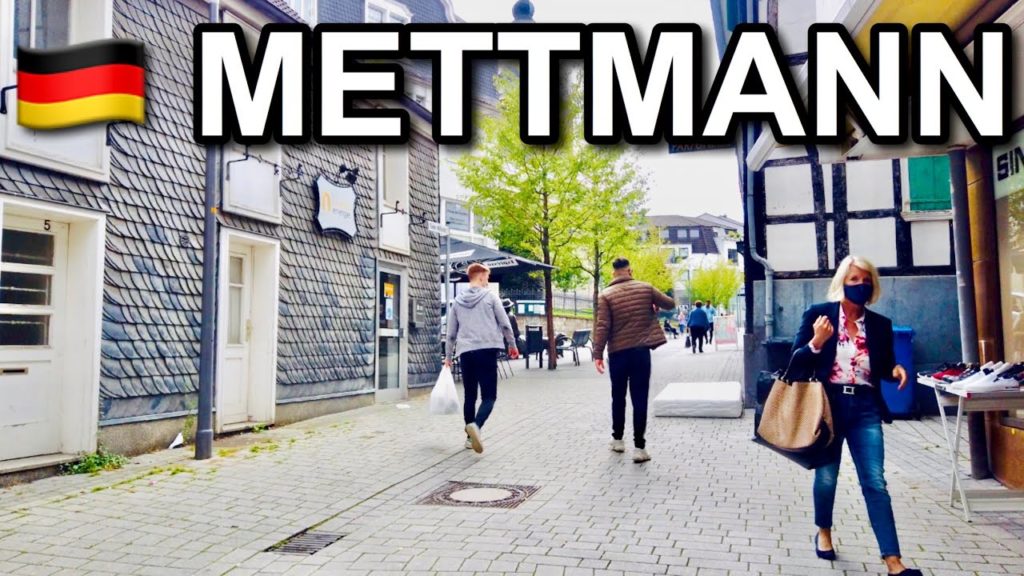[4K] Walk in Mettmann - Historical Old Town Tour in Germany 2020