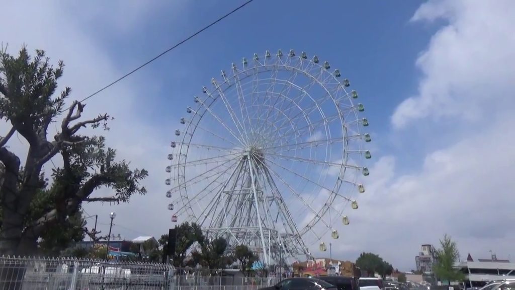 Nagoya port ferris wheel. Japan.