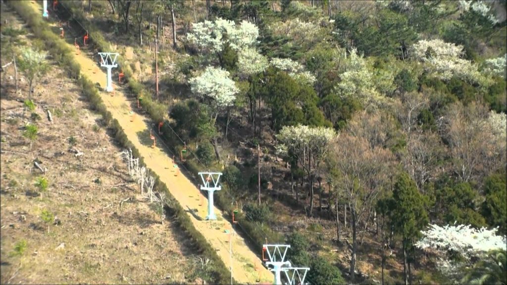 A GLIMPSE OF MT.  FUJI FROM KOMUROYAMA PARK   PART 2   12 APR 2012