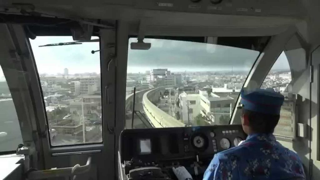 Monorail to/from Shuri Castle, Okinawa, October 19, 2014