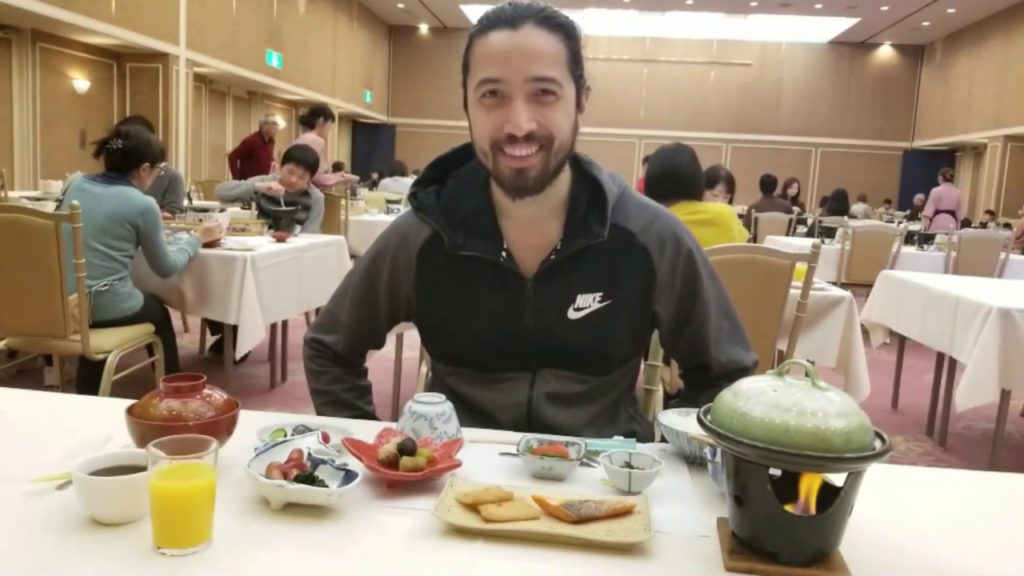 Toddler in Japan: Traditional Japanese breakfast, Tea House, & Rotating Bridge in Miyazu (Day 12)