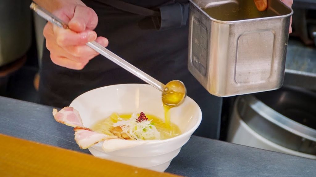 Salt based Ramen "Shio Ramen" with Chashu pork - Japanese street food