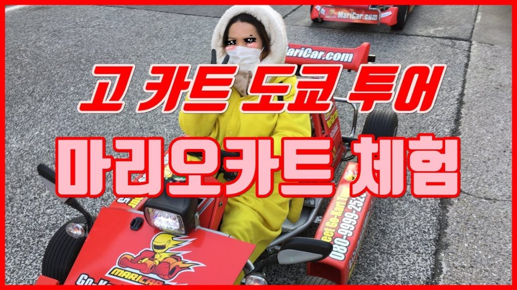 일본도쿄여행-마리오카트 체험 Go kart Tokyo Tour