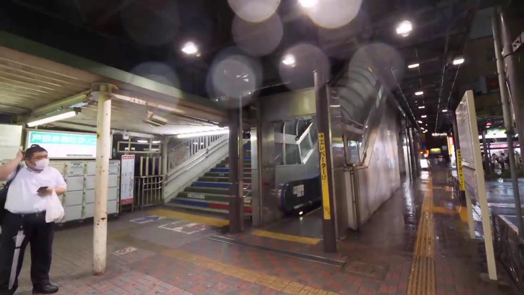 【Live】Nishi-Kawaguchi rainy night walk