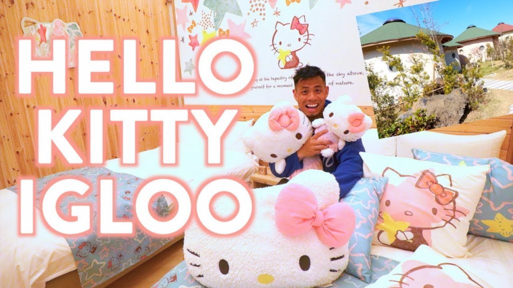 World's ONLY Hello Kitty Wooden Igloo Hotel in Japan