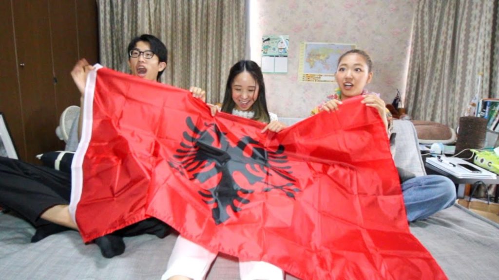 Japanese GET the Albanian Flag!!! 🇯🇵🇦🇱