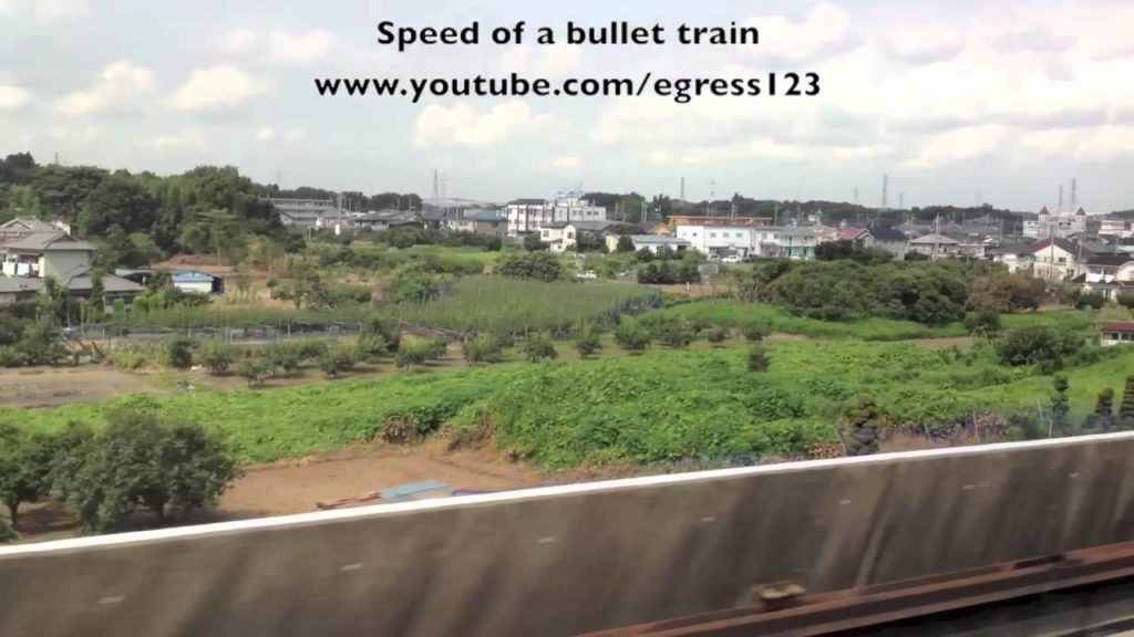 Tokyo Sightseeing - Bullet Train Speed Comparison