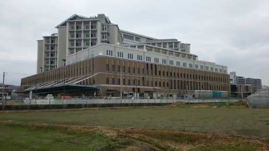 Kagoshima City Hospital (under construction) is about to open in 2015!