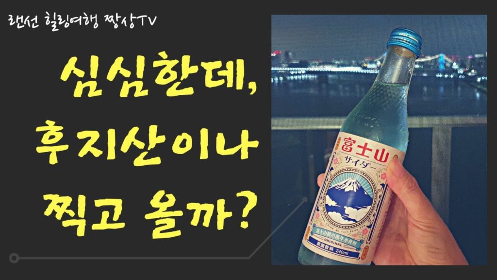 [일본 힐링여행] #8. 일본 후지산 폭발하기 전에 한번 올라가 보았습니다.