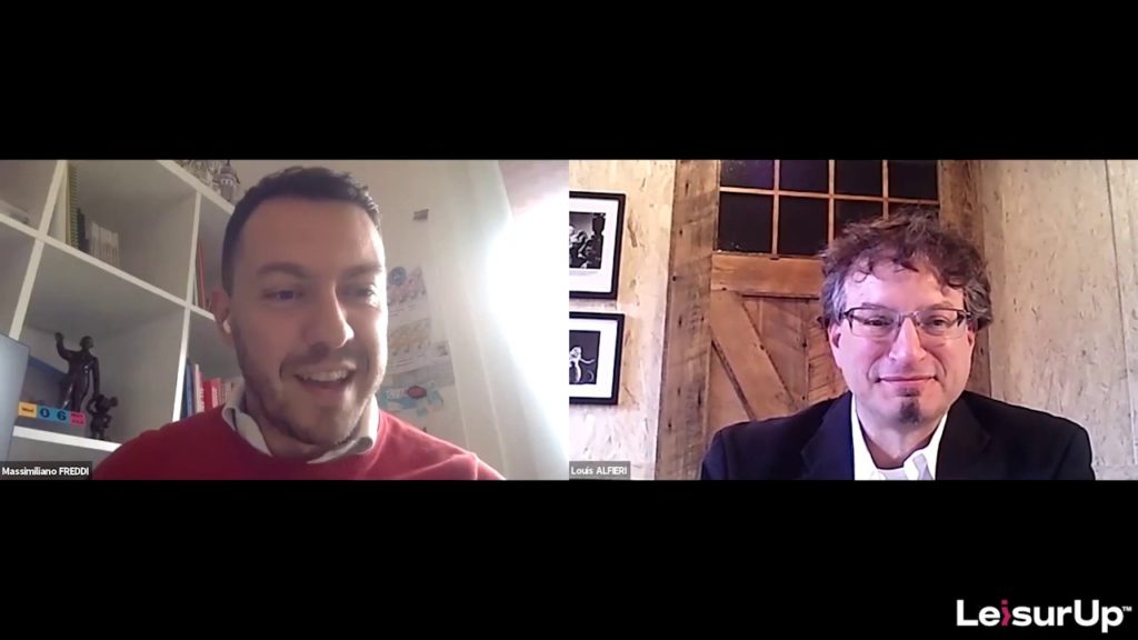 LeisurUp 'Experiences for Tomorrow': Virtual talk with Louis Alfieri & Massimiliano Freddi