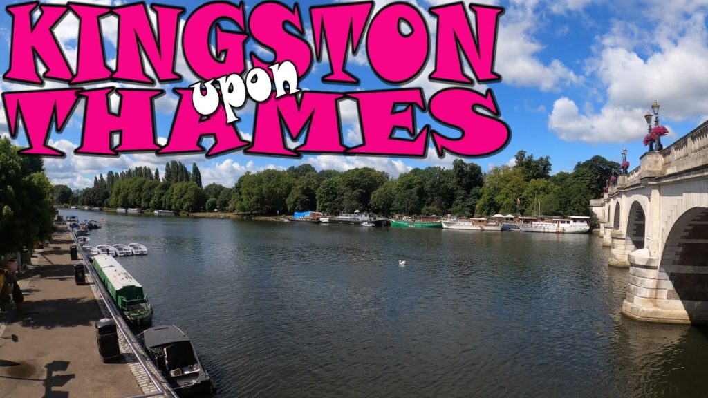 KINGSTON UPON THAMES Walking Tour - London - England (4K)