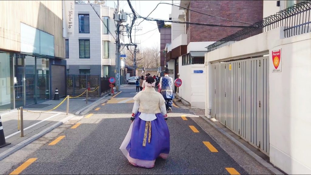 [4K] Korean new year's day walk around Gyeongbokgung│Seoul, Korea