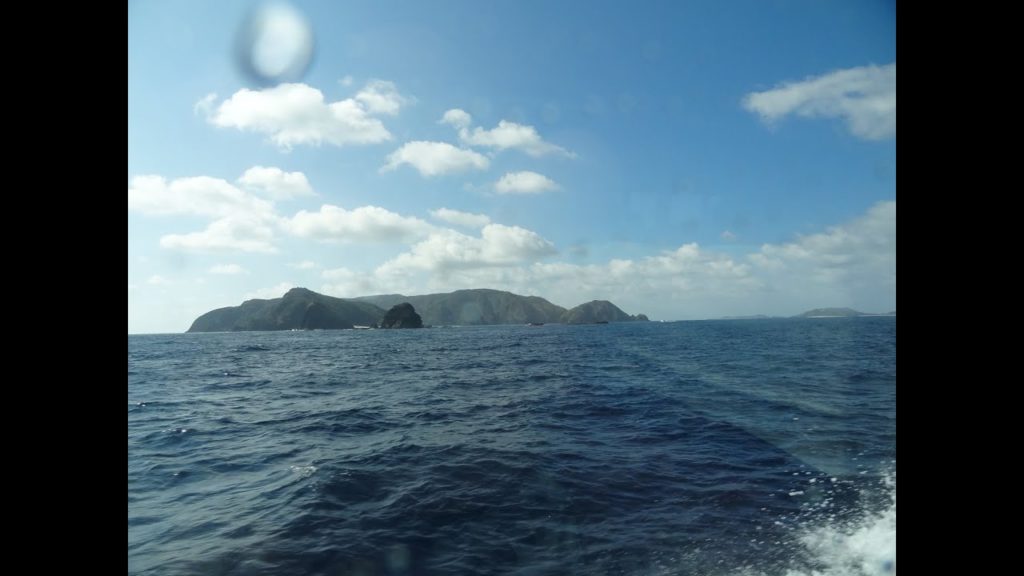With 'Queen Zamami III' to Zamami Island, Okinawa, October 20, 2014
